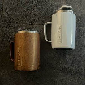Pair of brumate travel fashion coffee mugs